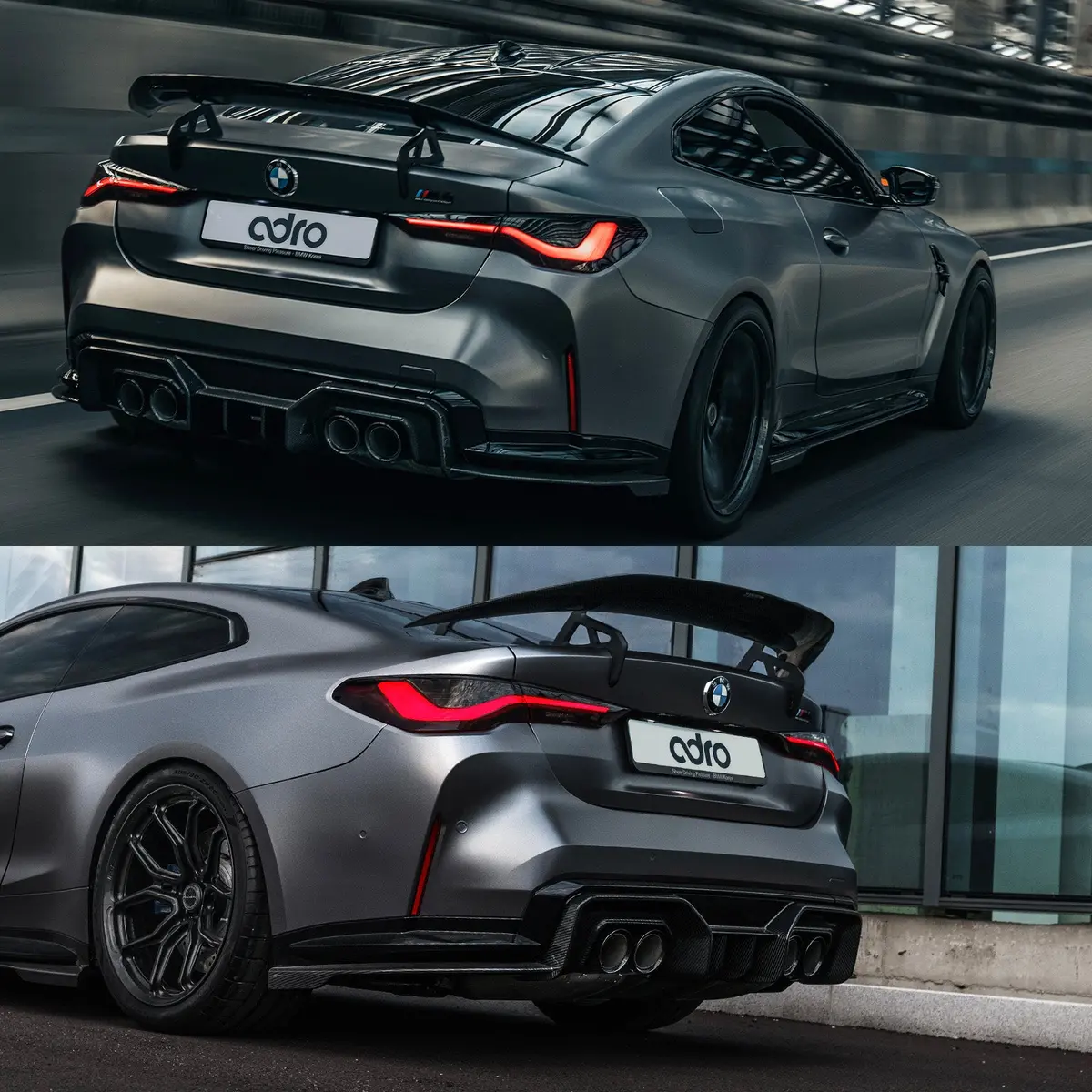 Bmw G8x M3 / M4 Carbon Fiber Rear Diffuser - Adro 2