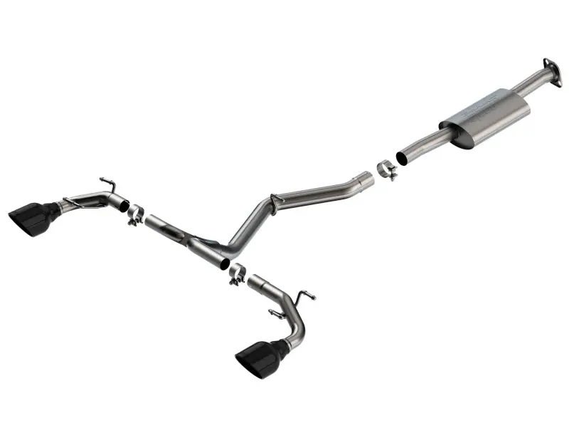 Borla 22-23 Subaru Brz/Toyota Gr86 2.4L Rwd At/Mt S-Type Catback Exhaust - Black Chrome Tips 1