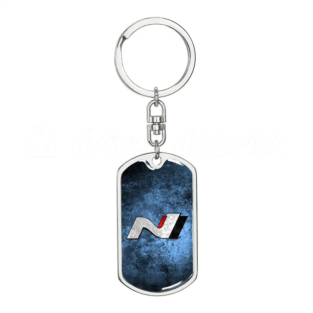 Hyundai N Performance Blue Keychain 1