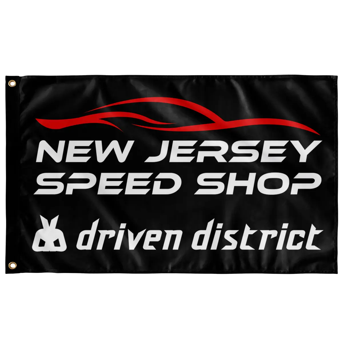 Nj Speed Shop & Driven District Flag 1