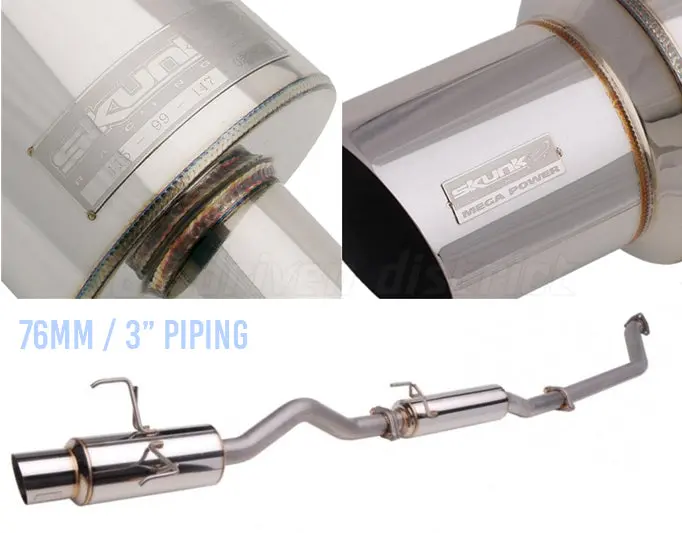Skunk2 Megapower R Acura Rsx Type-S Exhaust 76Mm (2-Bolt Flange) 1