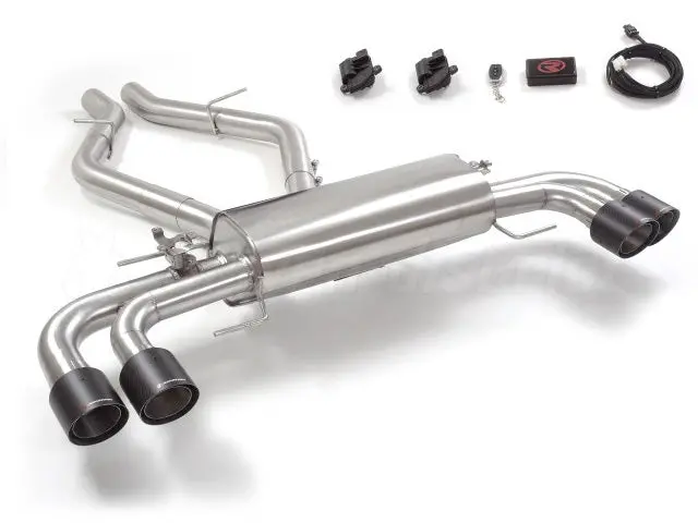 Alfa Romeo Stelvio Quadrifoglio Ragazzon Valved Axle-Back Exhaust 4