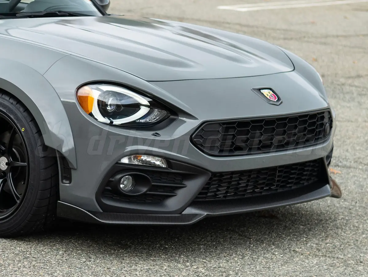 Three Hundred Abarth 124 Spider Carbon Fiber Front Lip 1