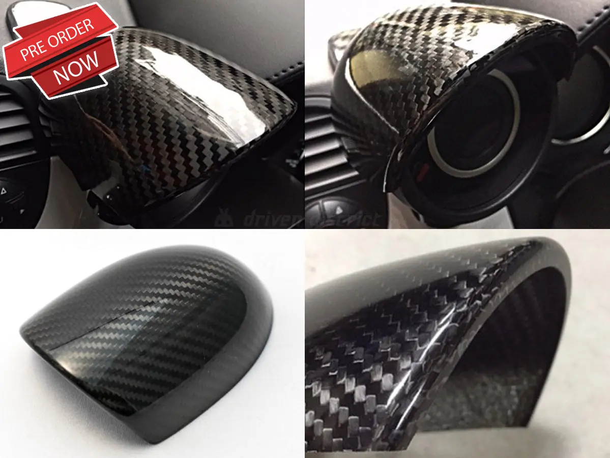 Three Hundred Abarth 500 Carbon Fiber Boost Gauge Visor 1