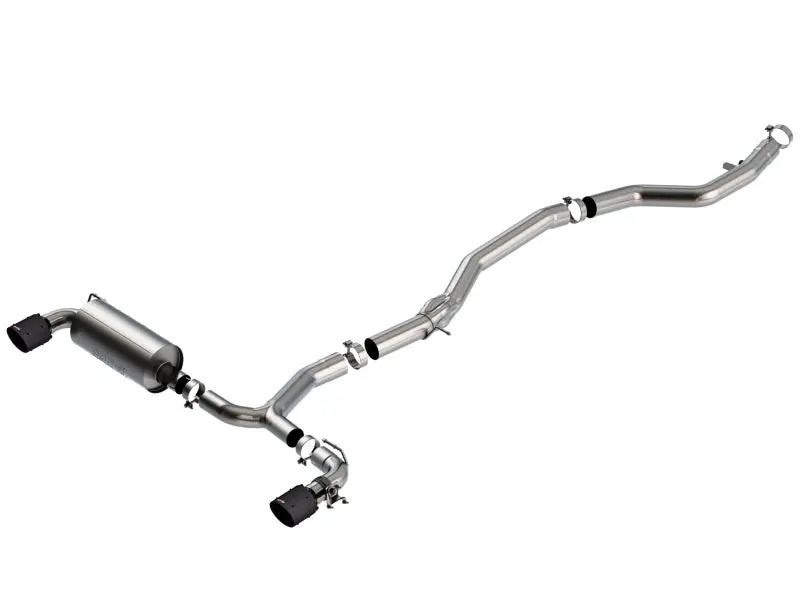 Borla 2020 Toyota Supra Gr 3.0L I6 3In Atak Catback Exhaust - Carbon Fiber Tips 1