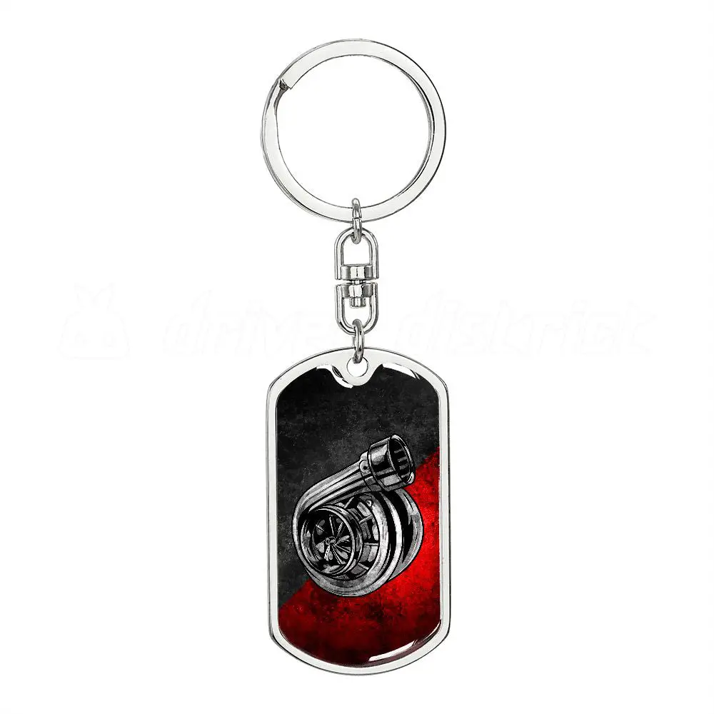 Turbo Keychain Red/Black 1