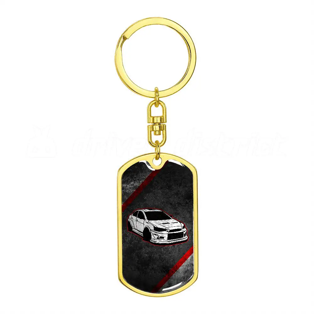 White Evo X Keychain 2