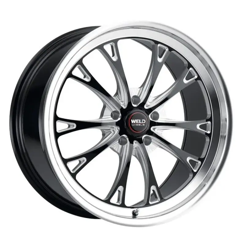 Weld Belmont Beadlock 17X10 / 5X115 Bp / Et30 Bs 6.70 Gloss Black Mil Dia 78.1 1