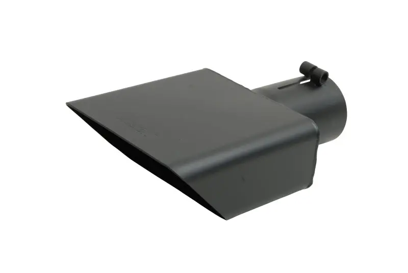 Gibson Rectangle Sport Exhaust Tip – Right-Side Mount, 6X2.75-Inch Outer Dimension, 2.5-Inch Inlet, 6-Inch Length, Black Ceramic Coating 1