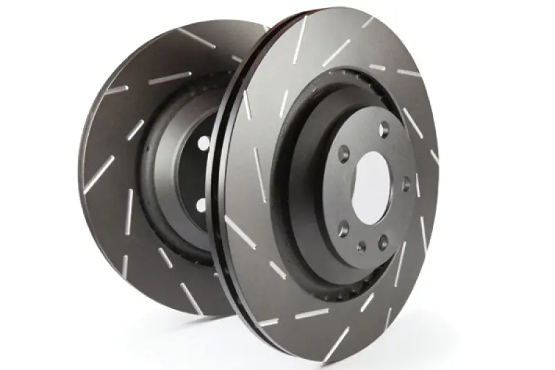 Ebc Slotted Front Brake Rotors — Usr Series For 2013–2016 Hyundai Santa Fe Dm (2.0L Turbo) 1
