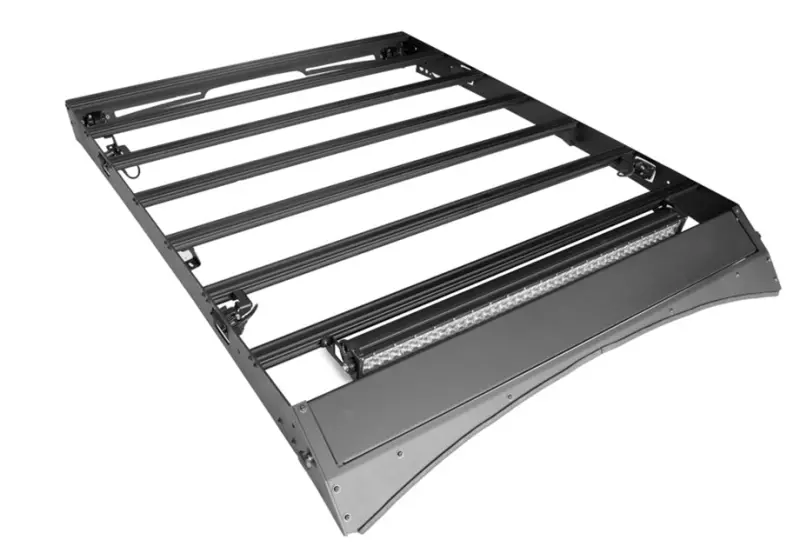 Cali Raised Premium Roof Rack For 2014–2021 Toyota Tundra Crewmax – 52" Dual-Row Led Light Bar Mount 1