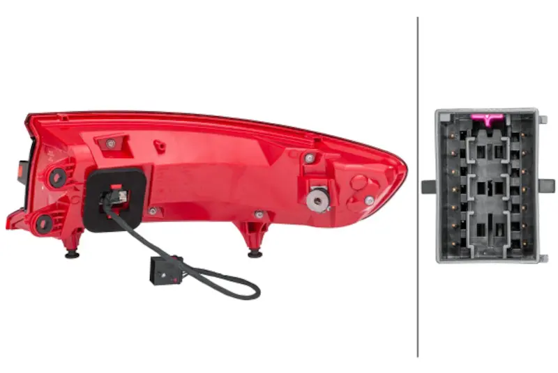 Hella Left Outer Tail Light Assembly For 2015–2018 Porsche Macan – Direct-Fit Oem Replacement, Led-Ready Housing 1