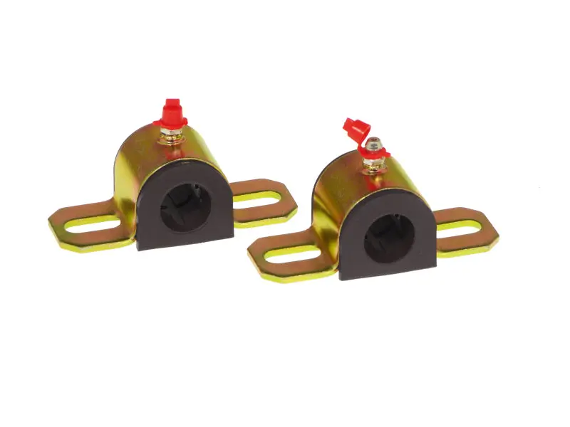 Prothane Universal Greasable Sway Bar Bushings – 20Mm Id, Type A Bracket, Black Polyurethane 1