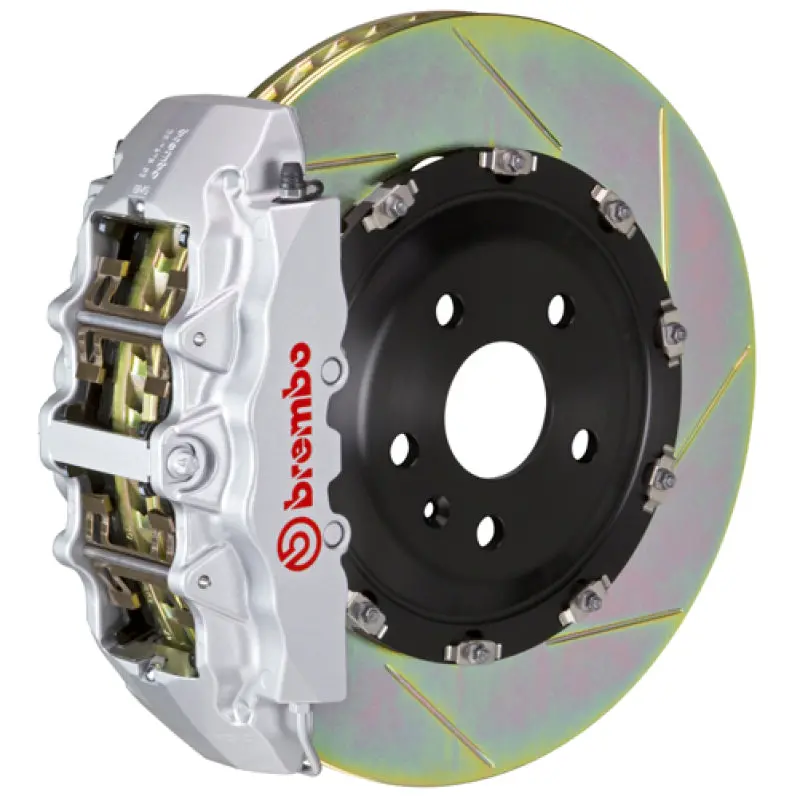 Brembo 00-06 Suburban Fr Gt Bbk 6Pis Cast 2Pc 380X34 2Pc Rotor Slotted Type1-Silver 1
