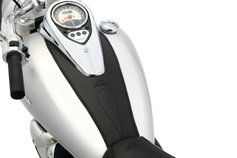 Mustang Tank Bib For Kawasaki Vn900 – Black Vinyl Protective Cover 1