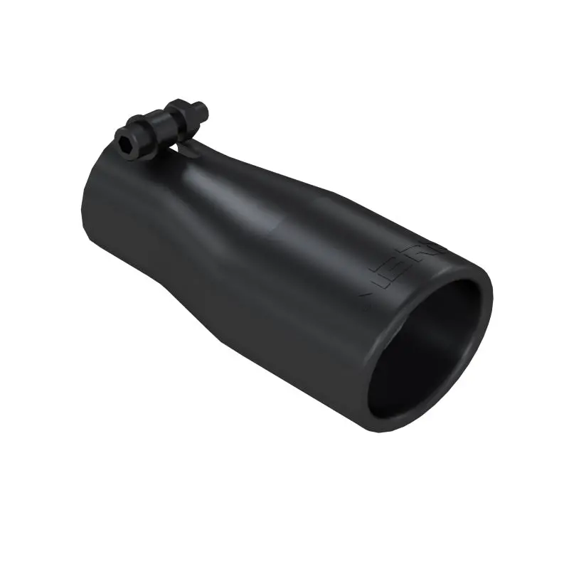 Mbrp Universal Exhaust Tip – 2.5" Od Oval, 3.75" Inlet, 10" Length, Black Powder-Coated Finish 1