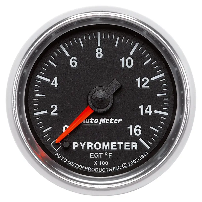 Autometer Gs Series Full-Sweep Electronic Pyrometer Gauge – 0–1600°F Range 1