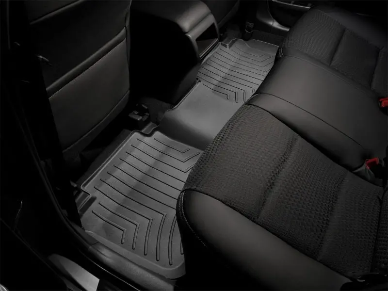 Weathertech Rear Floorliner For 2006–2010 Audi A8 – Precision-Fit, Black Thermoplastic Material 1