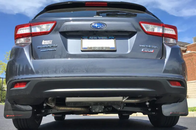 Rally Armor Red Ur Mud Flaps With White Logo – Fit 2017–2022 Subaru Impreza 2