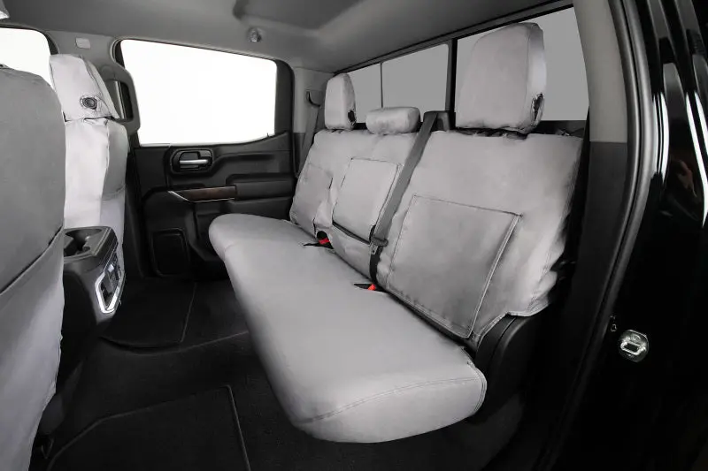 Covercraft Polycotton Third Row Seat Covers For 2018–2024 Ford Expedition & 2018–2023 Models — Grey, Custom Fit 1