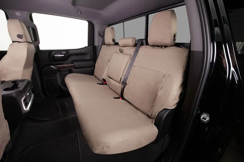 Covercraft 09-10 Honda Pilot Polycotton Seatsaver Custom Front Row Seat Covers - Taupe 1