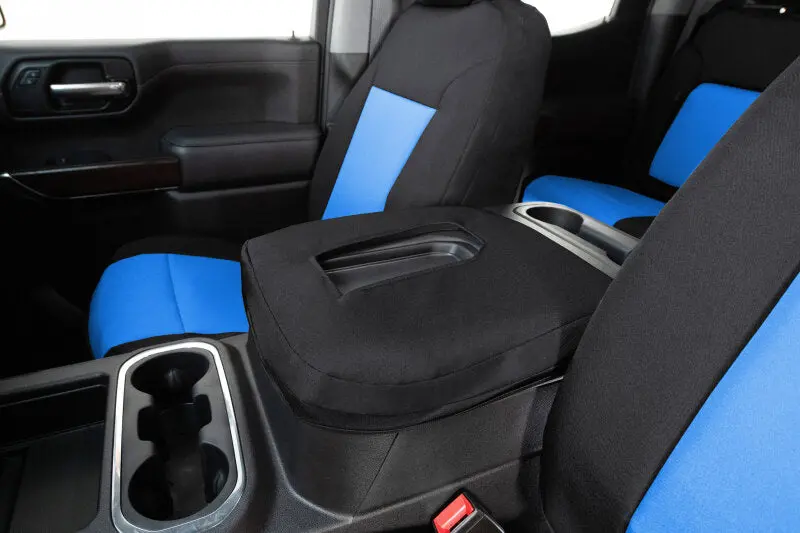 Covercraft Endura Precisionfit Front Row Seat Covers For 2015–2024 Nissan Murano – Blue/Black 1