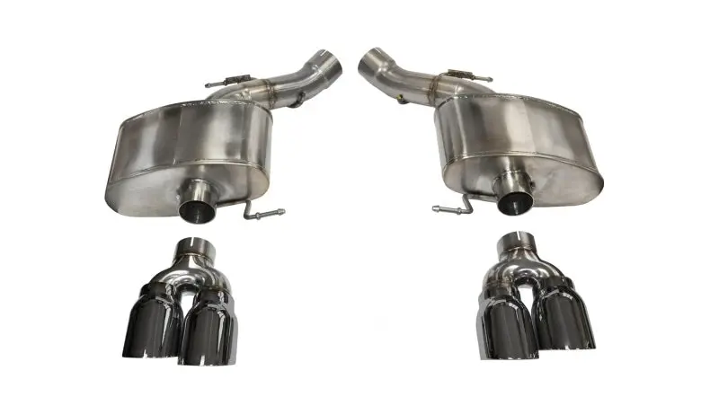 Corsa Sport Axle-Back Exhaust For 2012–2015 Bmw M6 (F12/F13/F06) – Polished Stainless Steel, Aggressive Tone 1