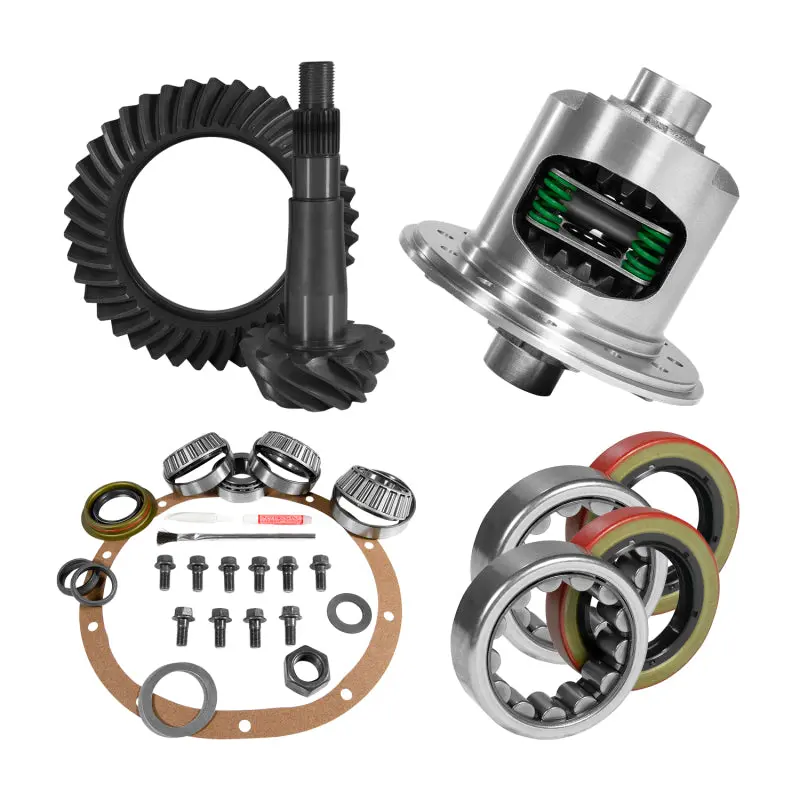 Yukon 8.25-Inch Chy Rear Ring And Pinion Kit – 4.56 Ratio With Positraction And 1.618-Inch Id Axle Bearings 1