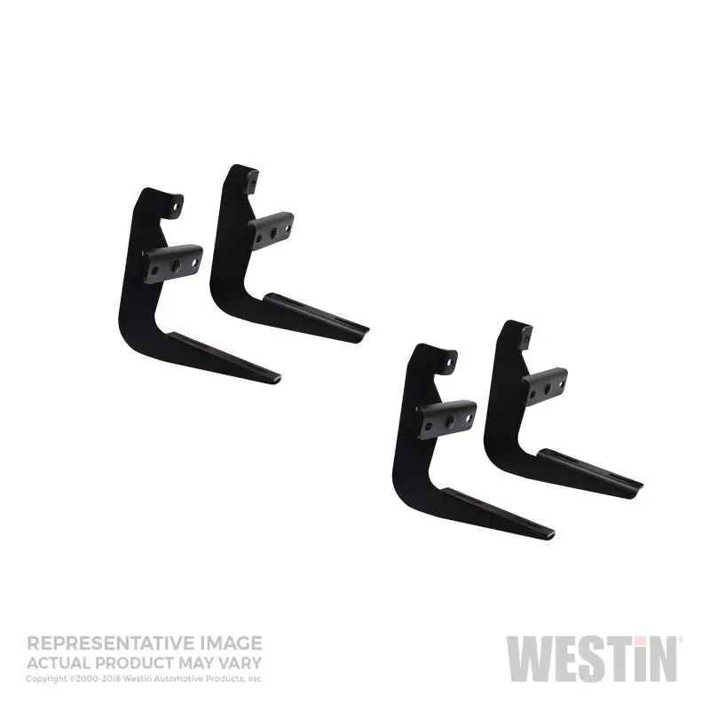 Westin Black Running Board Mount Kit For 2001–2007 Chevy Silverado Classic 1500/2500Hd/3500 Crew Cab 1