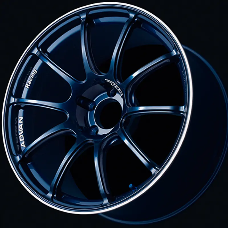Advan Rzii Racing Wheel — 16X5.5", +38Mm Offset, 4X100 Pcd, 63Mm Center Bore, Indigo Blue & Ring Finish 1