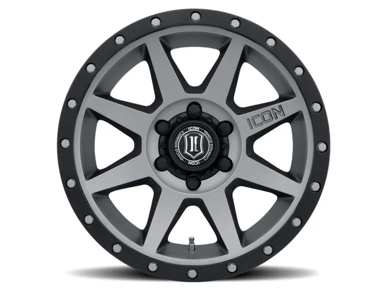 Icon Rebound Titanium Alloy Wheel – 18X9 Inches, 5X5 Bolt Pattern, -12Mm Offset, 4.5-Inch Backspace 2