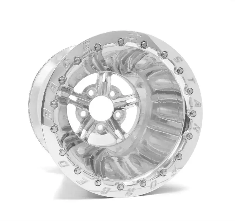 Race Star 63 Pro Forged Drag Racing Wheel – 16×16In, 5×4.75In Bolt Pattern, 4.00In Backspace, Polished Finish 1