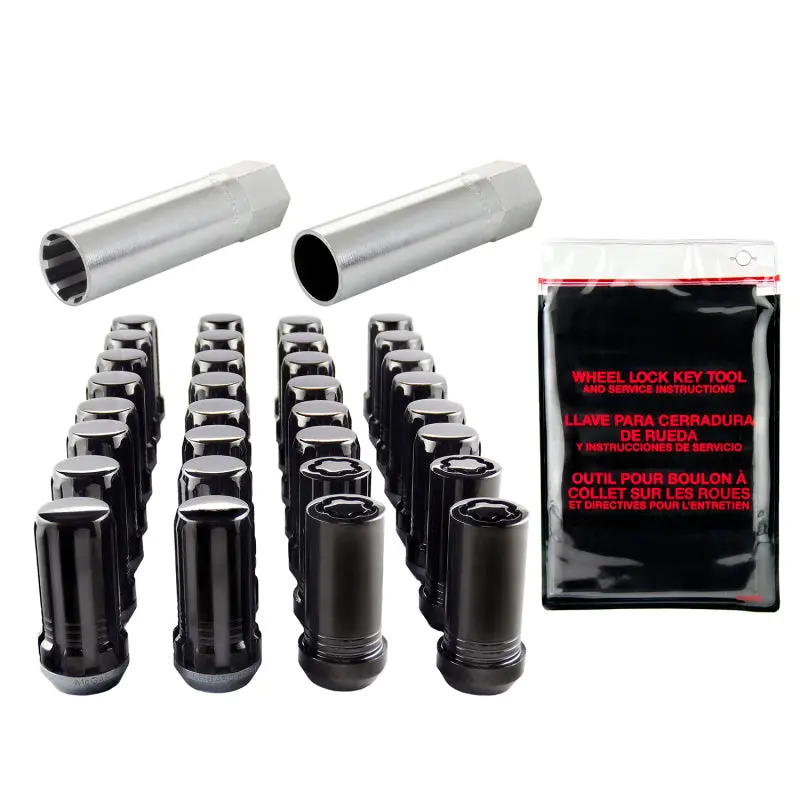 Mcgard Spline Drive Tuner Wheel Lock Kit – 8-Lug, M14X1.5, 1 In Hex, Black 1