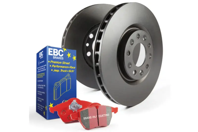 Ebc S12 Brake Kit — Redstuff High-Performance Pads + Rk Series Rotors 2