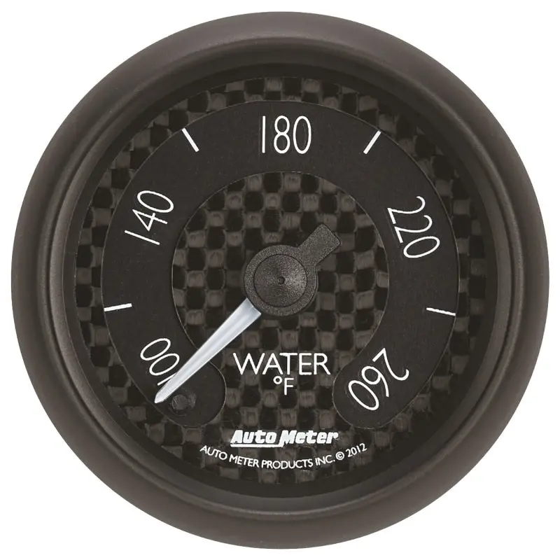 Autometer Gt Series 52Mm Electronic Water Temperature Gauge – Full-Sweep, 100–260°F Range 1