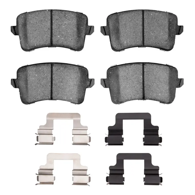 R1 Semi-Metallic Rear Brake Pad & Hardware Kit For 2008–2017 Audi S5 1