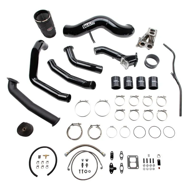 Wehrli Single Turbocharger Install Kit For 2001–2004 Duramax Lb7 (S400), Bengal Red Finish 2