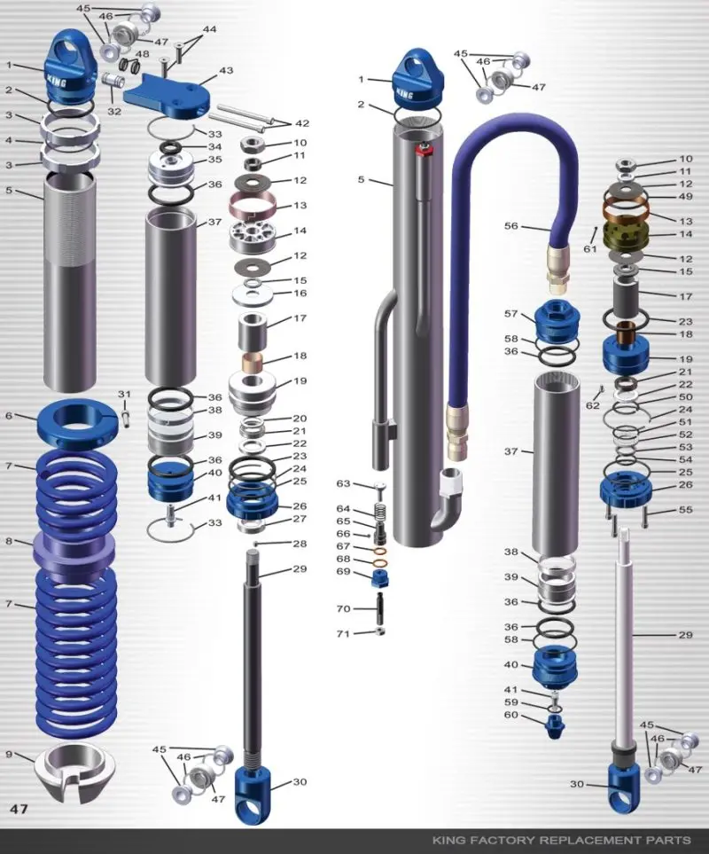 King Shocks 2.5 Pr Valve Tube – Nylon Construction, 0.625In Diameter, No Hole Design 2