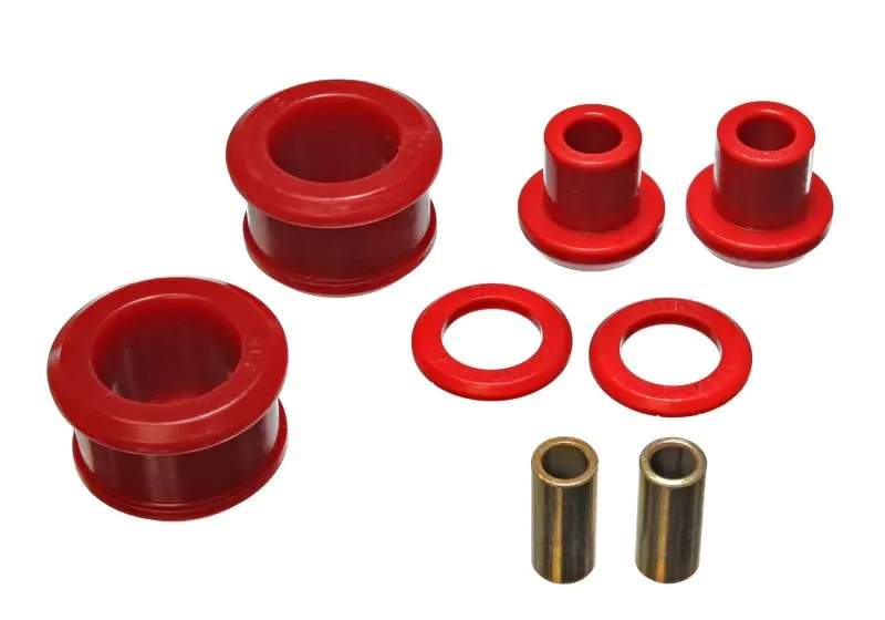 Energy Suspension 90-96 Nissan 300Zx Red Rear Differential Carrier Bushing Set (Must Reuse All Metal 1