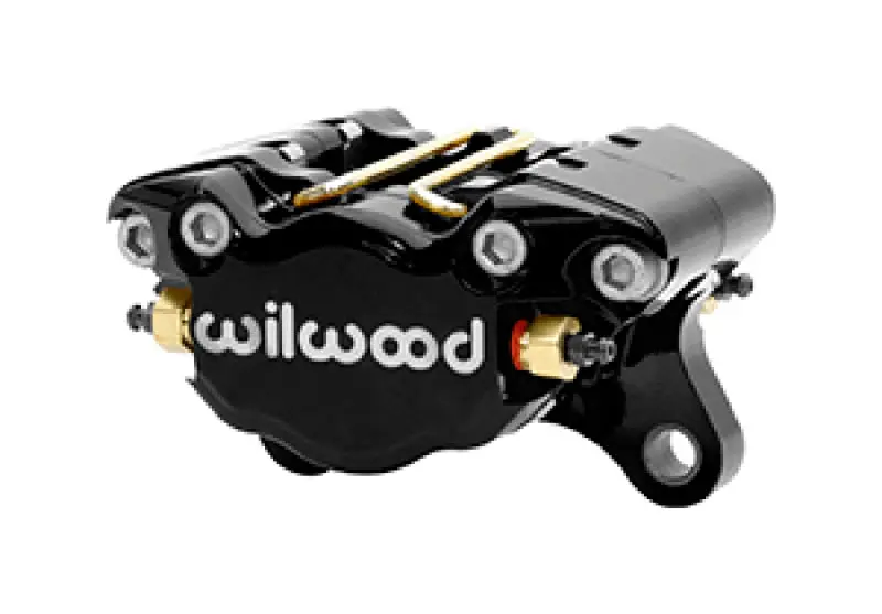 Wilwood Dynapro Single Caliper — 3.75" Mount, 1.38" Pistons, .38" Disc Thickness, Black Anodized 1