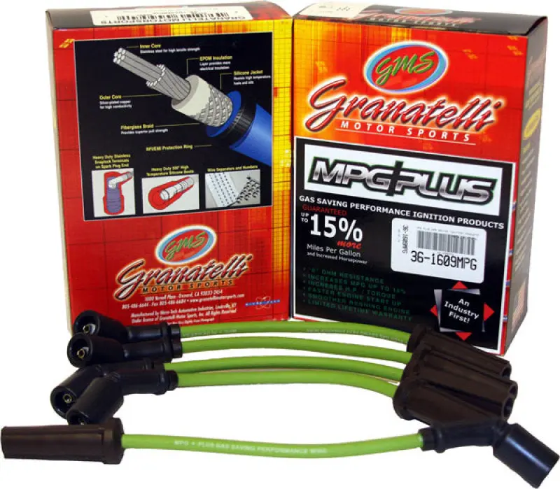 Granatelli 87-88 Oldsmobile Cutlass Supreme 6Cyl 3.1L Mpg Plus Ignition Wires 1