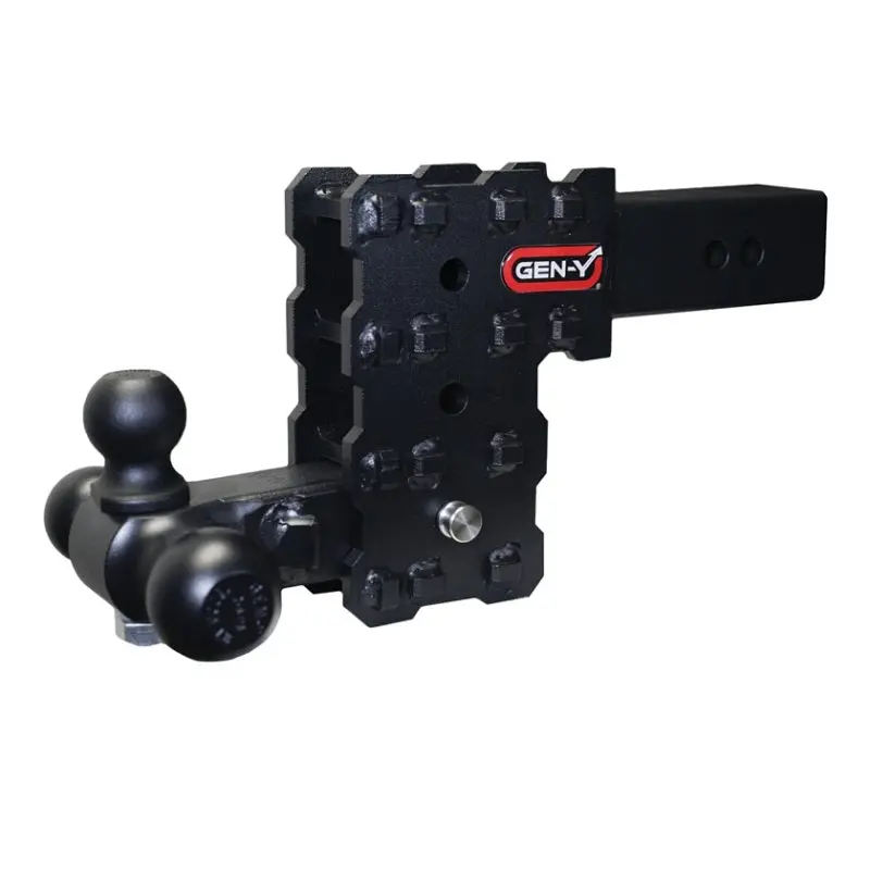 Gen-Y Phantom-X Adjustable Hitch: 2.5-Inch Shank, 5-Inch Drop, 1,600-Lb Tw / 16,000-Lb Gtw, Includes Gh-052 Tri-Ball Mount 1