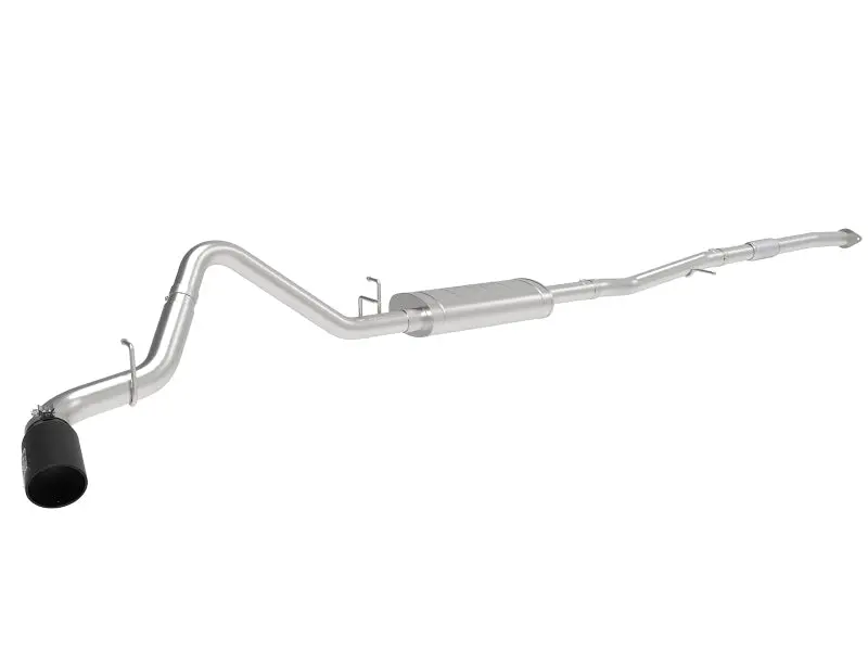 Afe Apollo Gt Exhaust System For 2019–2020 Gm 1500 Trucks With 2.7L Turbo Engine – Stainless Steel, Black Tip 1