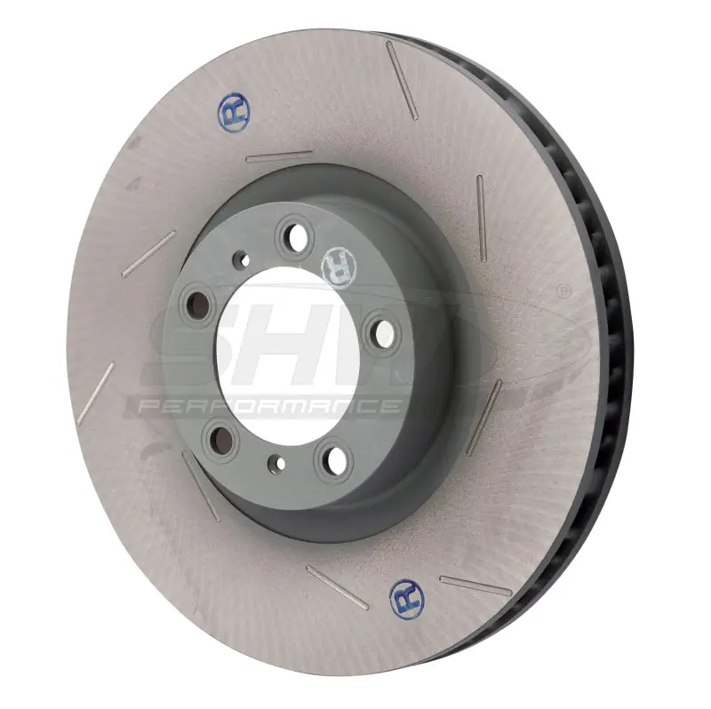 Shw Slotted Monobloc Front Brake Rotor – Porsche Panamera 4 (2011–2016), 3.6L, Non-Ceramic 1