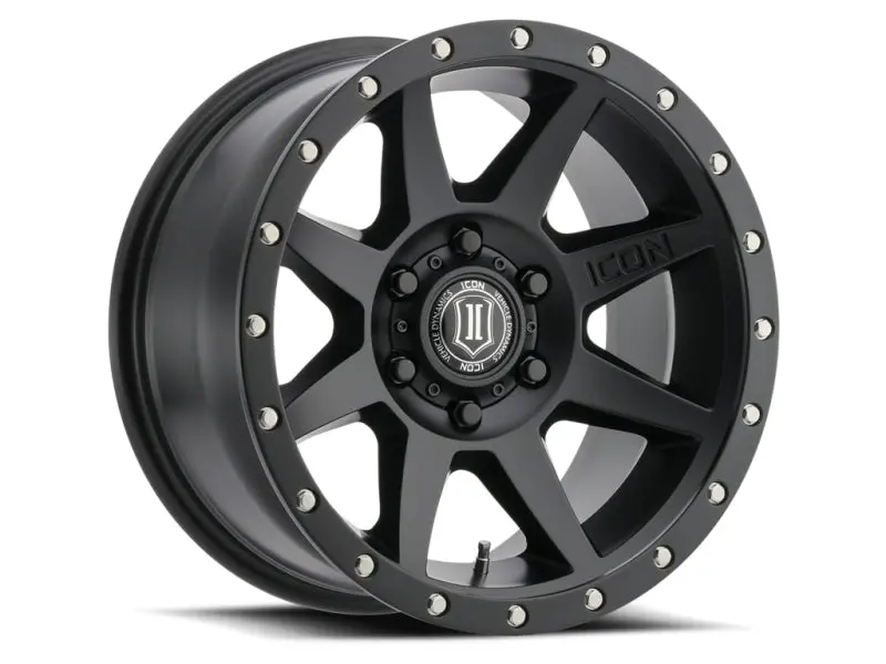 Icon Rebound Pro Forged Aluminum Wheel – 17×8.5″, 6×135 Bolt Pattern, +6Mm Offset, 5″ Backspace, 87.1Mm Bore, Satin Black 1