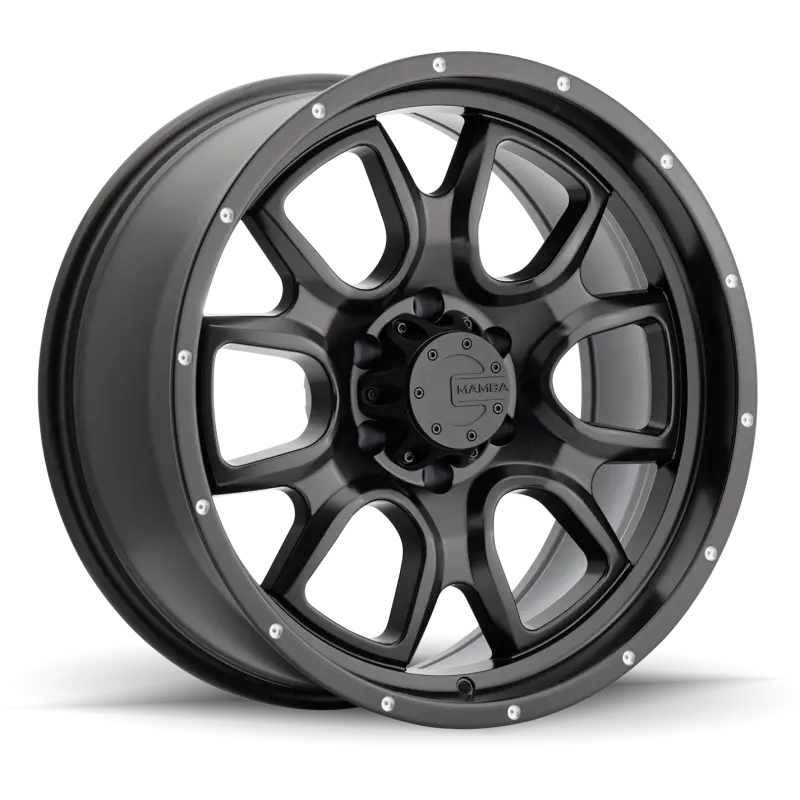 Mamba M19 Matte Black Off-Road Wheel – 17X9", 6X139.7Mm Pcd, Et12 Offset, Pre-Drilled 1