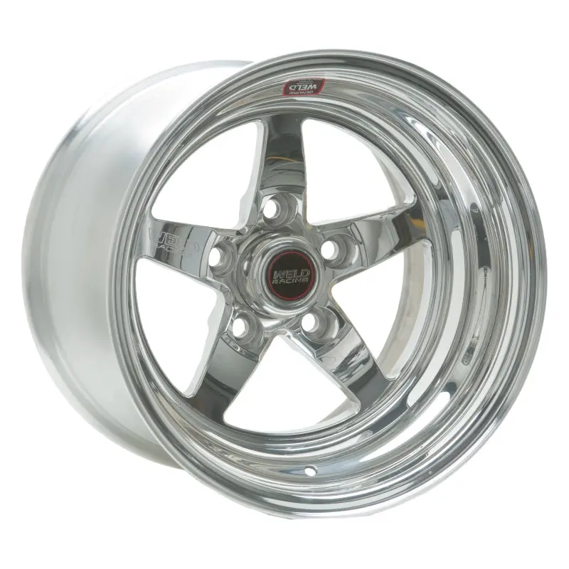 Weld S71 Polished Racing Wheel – 15X9.33", 5X4.75", 4.5" Backspace, Medium Pad Finish 1