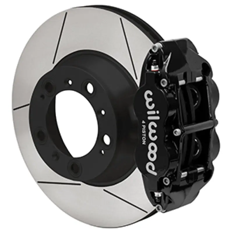 Wilwood Superlite 4R Rear Brake Kit – 14" Slotted Rotors With Lines – Black Finish For Porsche 996/997 (1999–2012) 1
