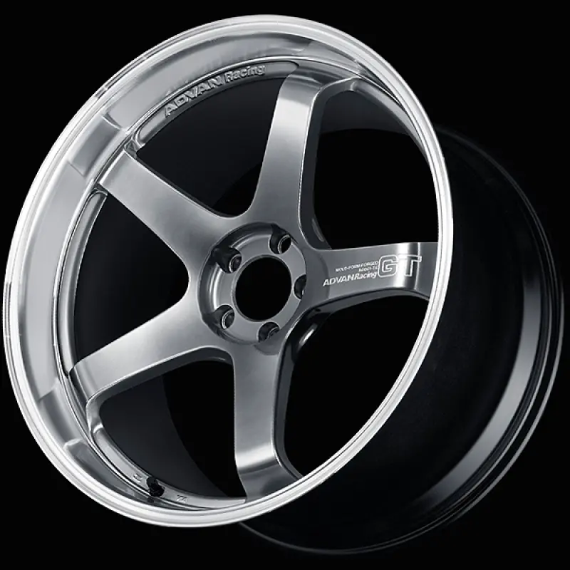 Advan Gt Beyond Forged Wheel – 19X10.5", +32 Offset, 5X112 Pcd – Machined Face & Hyper Platinum Black Finish 1