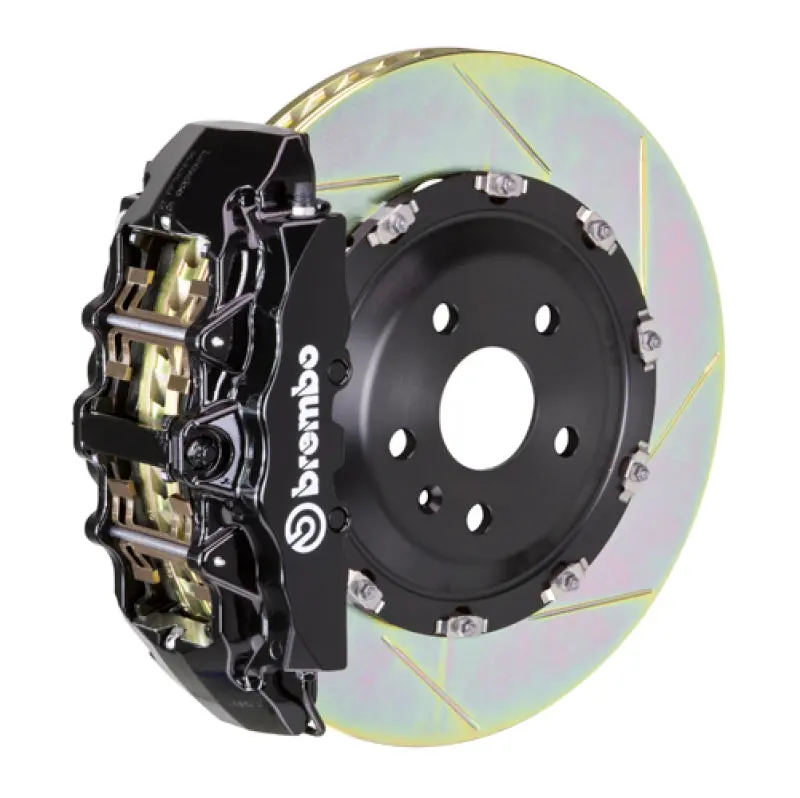 Brembo 05-13 Corvette Front Gt Bbk 6 Piston Cast 365X34 2Pc Rotor Slotted Type1-Black 1